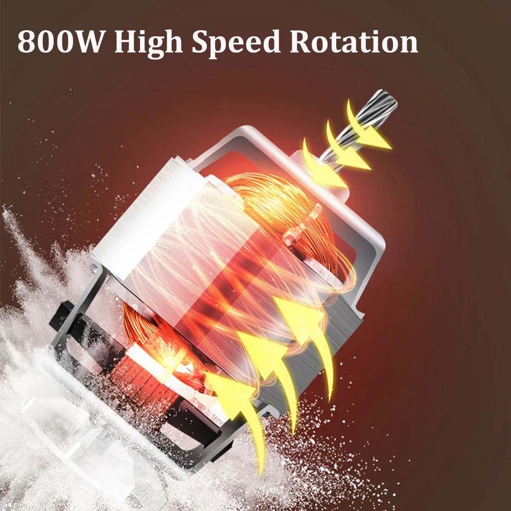 800W 3L 전기 고기 분쇄기 다기능 푸드 프로세서 스테인레스 스틸 주방 분쇄기 야채 쵸퍼 슬라이서 기계 홈