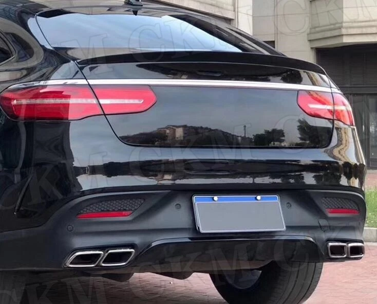 

CKMUUER Carbon Fiber Rear Boot Spoiler for Mercedes Benz GLE Class C292 Coupe GLE320 GLE63 2017-2019 Trunk Trim Spoiler wings