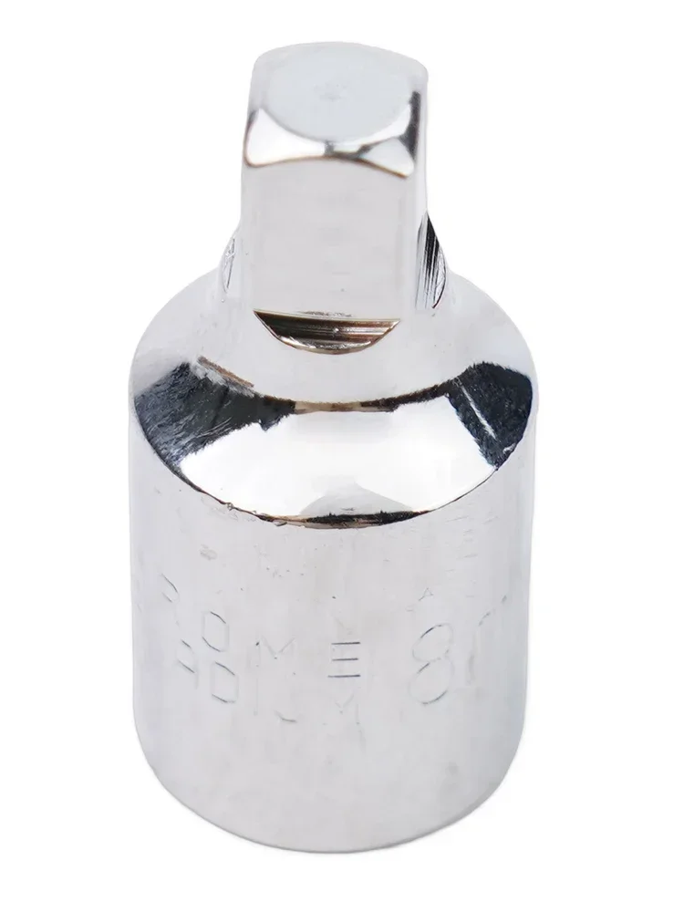 Square Oil Sump Drain Plug Key Tool ///Remover For Screw Socket 3/8 8mm ////Hand Tool Silver Screw Disassembly Wrench Socket
