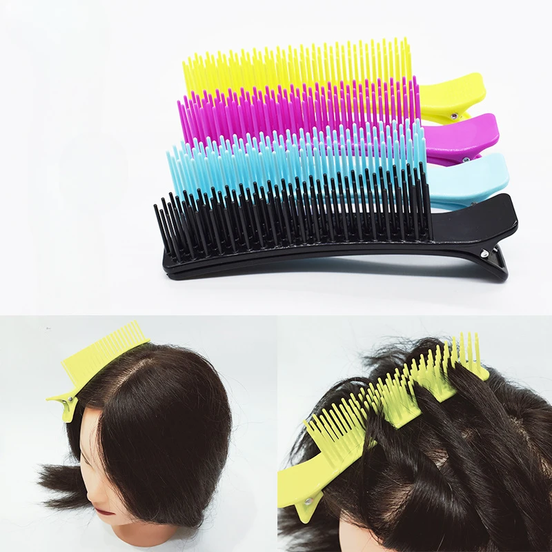 1 pcs Professional Hair Clip Clamps Hairdressing Sectioning Cutting Comb Salon Drying Perm Dyeing Hairstyling Tool DIY 머리핀