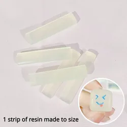 Free Resin High Transparent Long Strips of Plasticity Clay Crystal Mud DIY Flip Mold Modelc Hildren's Toy Girl Accessory Pendant