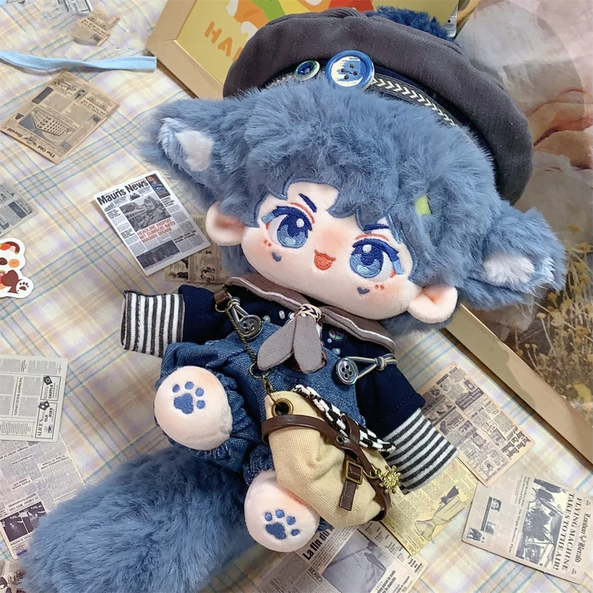 

Stuffed 20cm Fluffy Sweet Cute Bunny Baby No Attributes Cute Plush Doll Toy Doll Clothes Accessories Soft Props Cosplay Gifts