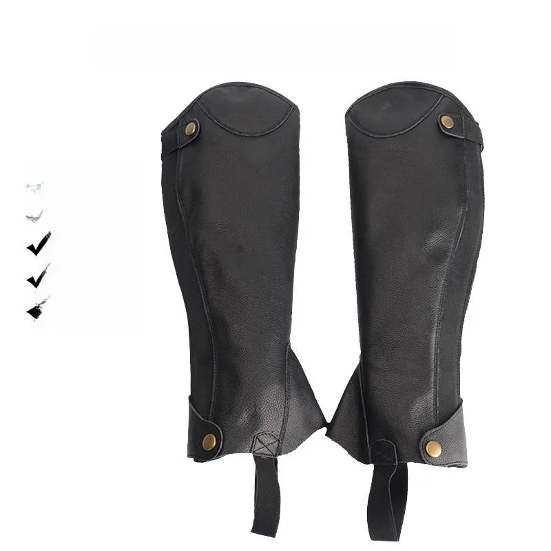 protection-des-jambes-en-cuir-veritable-pour-l'equitation-pour-adultes-et-enfants-en-cuir-de-vache-confortable-respirant-resistant-a-l'usure-e