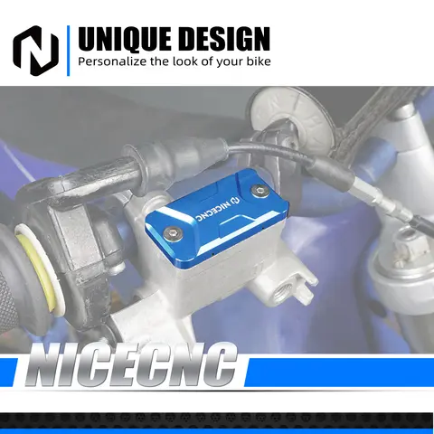 NICECNC För Yamaha YZ125 YZ250 YZF 250 YZ250F YZ450F WR250F WR450F YZ65 YZ85 WR426F YZ426F Bromsvätskebehållare Pumplock Lock 10 best sales yz65 - №3
