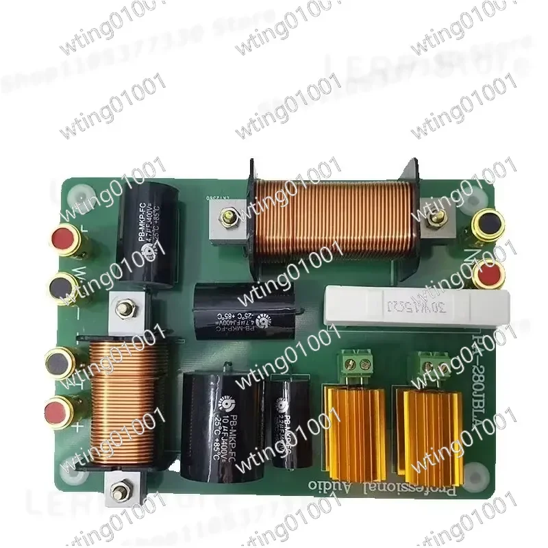 for PA-280 2-Way Crossover 2500Hz Divider for 15 Inch Pro Stage Speaker 800W Tweeter Woofer Bass Treble Splitter 1PC