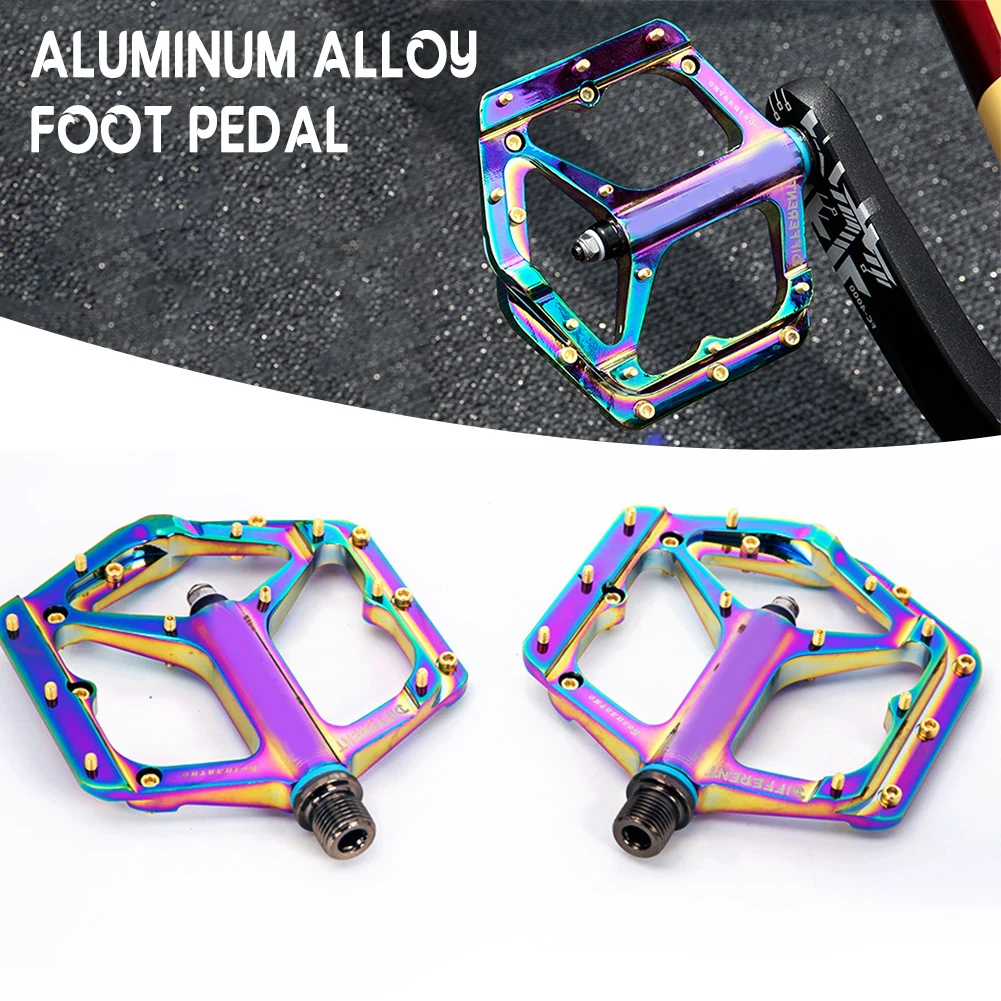 

Bicycle Pedals Ultralight Aluminum Alloy Colorful Hollow Anti-skid Bearing Mountain Bike Accessories MTB Foot Pedals