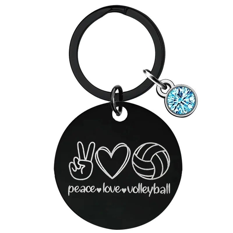 Volleyball gift Keychain Women Girls Team Gifts Key Rings Volleyball lover Gift sports gifts