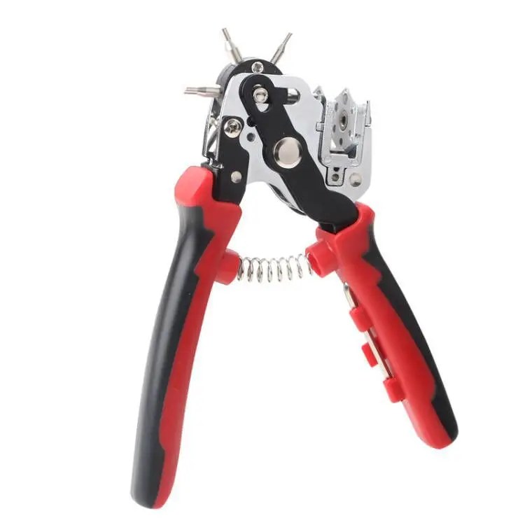 

Leather Belt Puncher 45#Steel Belt Punching Pliers Ring Hole Punching Machine Industrial Opening Clamp