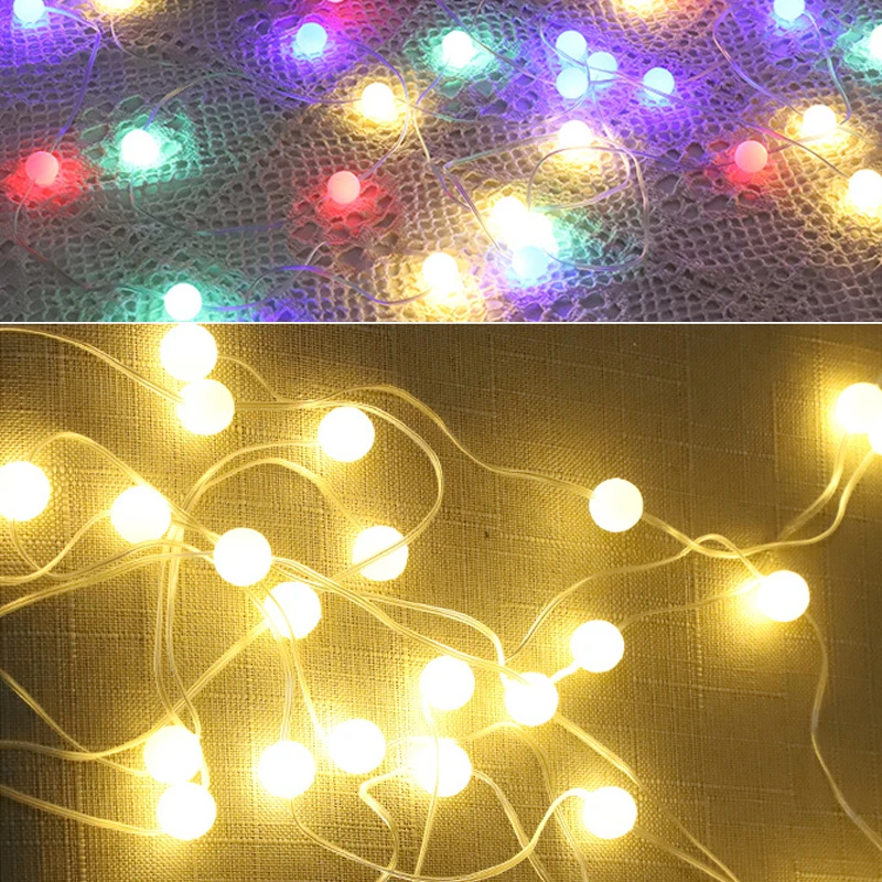 3M Curtain LED String Lights USB Power Remote Control Small Ball String Lights For Wedding Home Bedroom Decoration Fairy Lights
