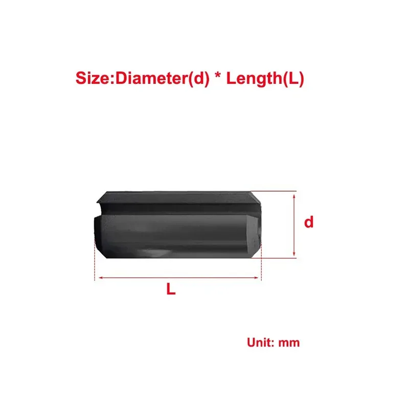 High Shear Resistance 65Mn Elastic Split Pin for Heavy Machinery and Drive Shaft Positioning M1.5 M2 M2.5 M3 M4