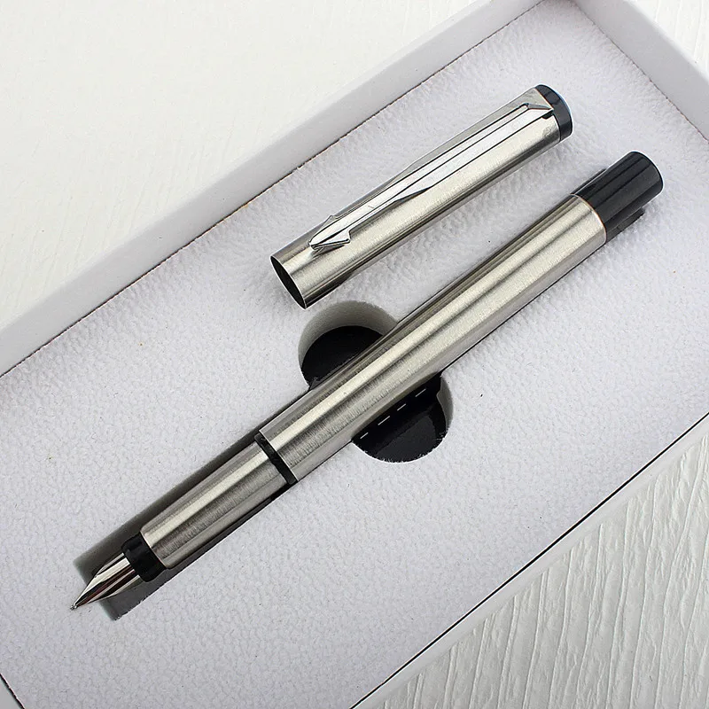 High Quality Fountain Pen Stainless Steel 0.5mm Nib Stationery Office School Supplies