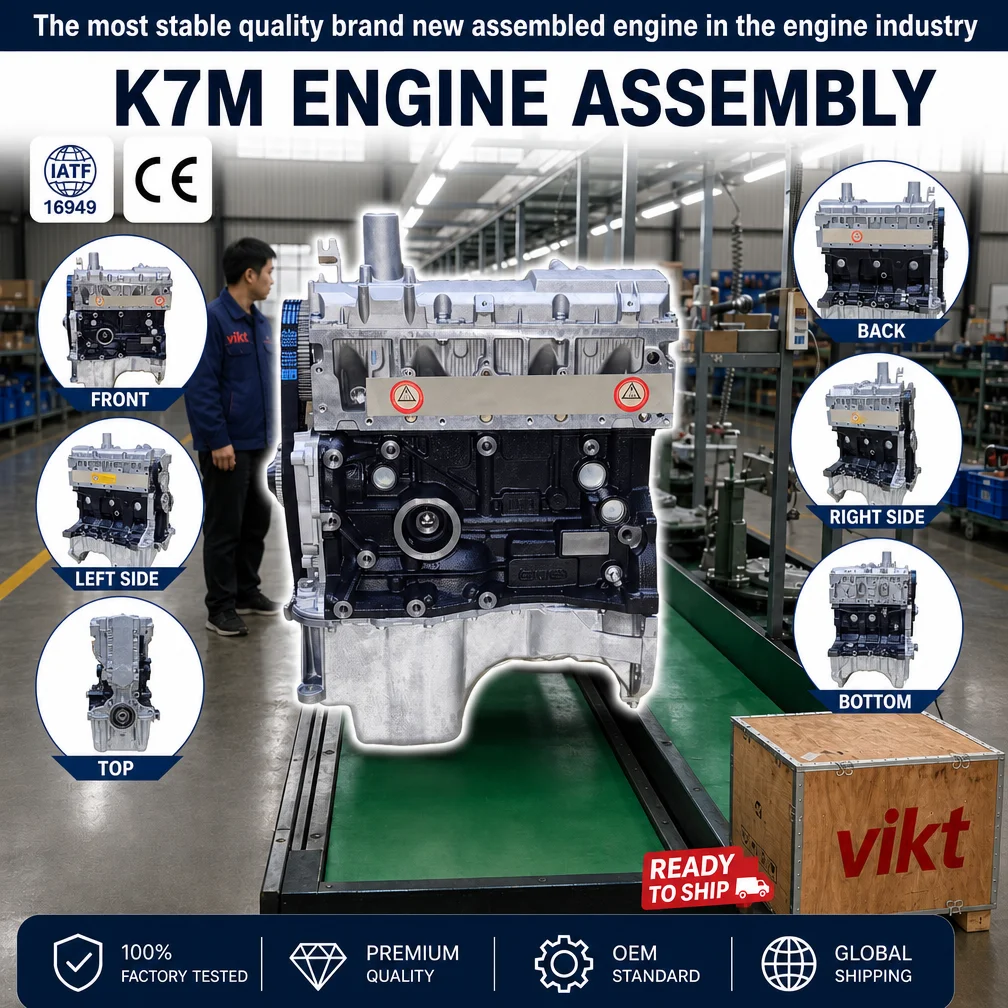 Premium Renault K7m 1.6l Petrol Engine Assembly Iron Shaft Crankshaft Brand New Motor for Dacia Logan Lada Wholesale Price