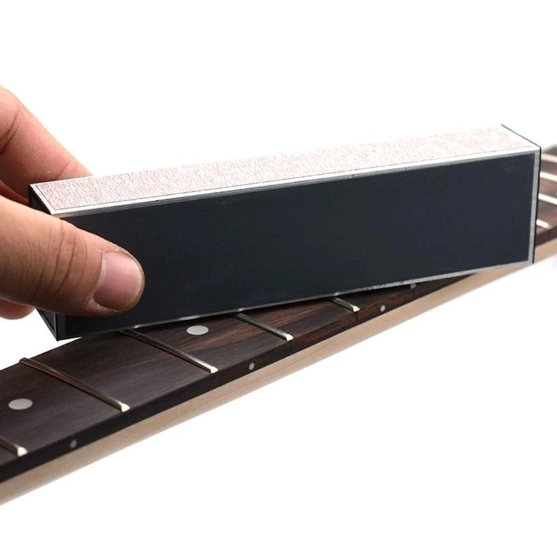 Guitar Fret Leveling Fret Sander Fret Polishing Aluminum Alloy Fret File Sander