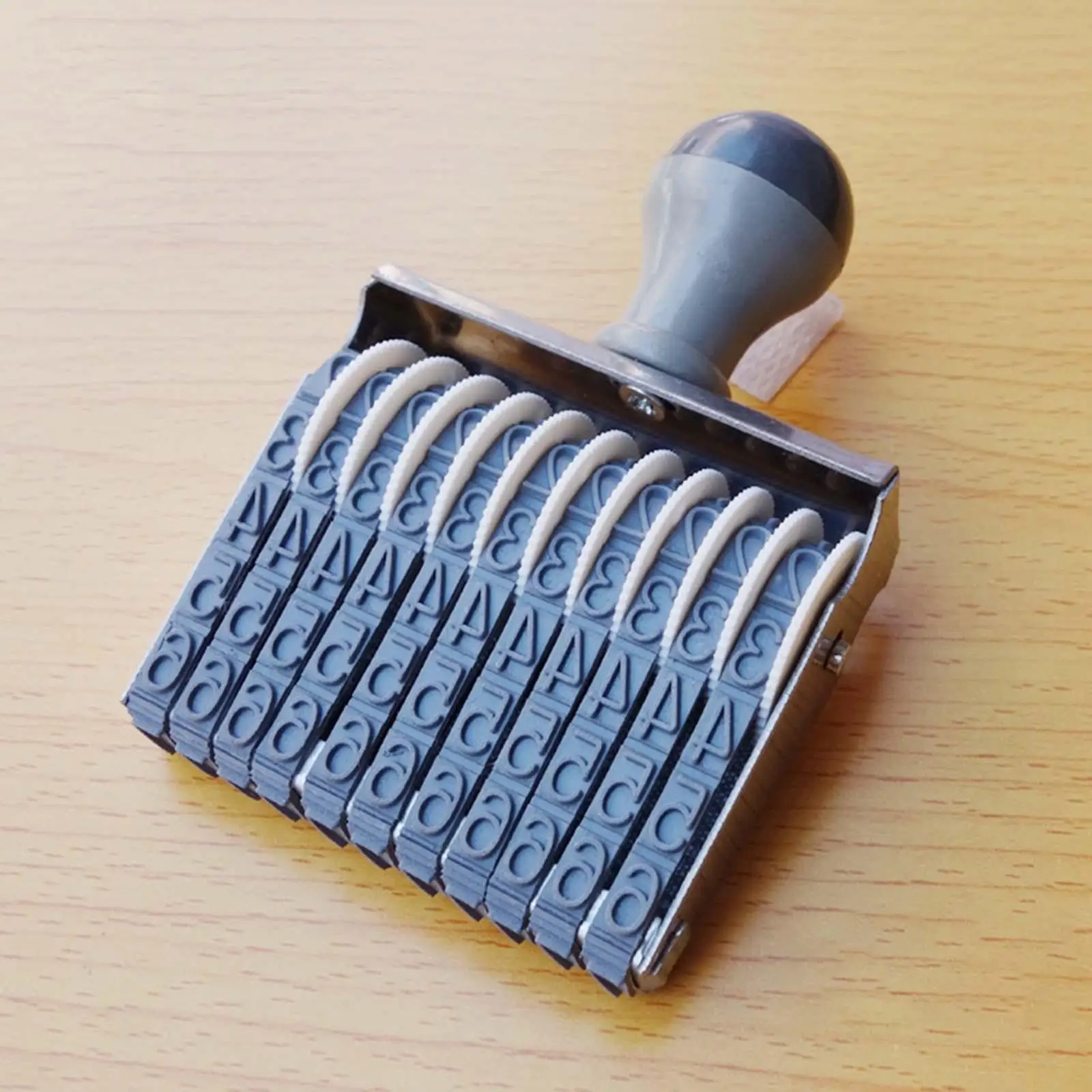 PP Material 11 Digit Numbering Rolling Stamp Wheel for Calendar Batch Coding on Packaging and Electronic Components