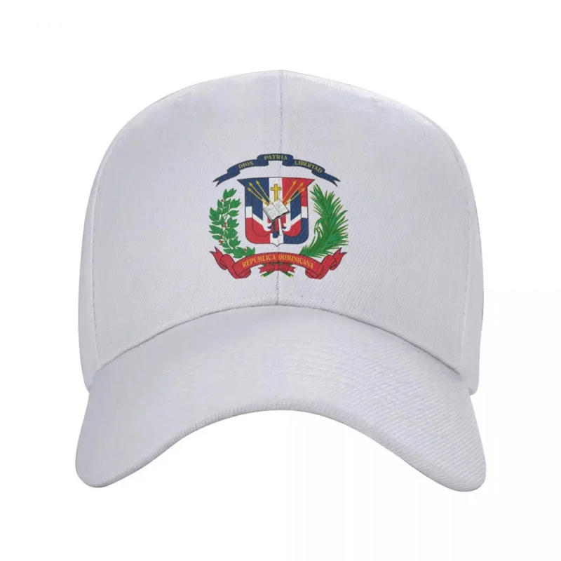 Fashion Coat Of Arms Of The Dominican Republic Trucker Hat Men Women Personalized Adjustable Unisex Baseball Cap Outdoor