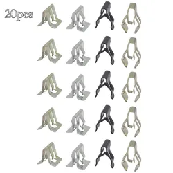 20Pcs Metal Rivets Universal Car Dashboard CD Panel Snaps Clips Retainer 4 Sizes Instrument Panel Auto Retainer Fasteners