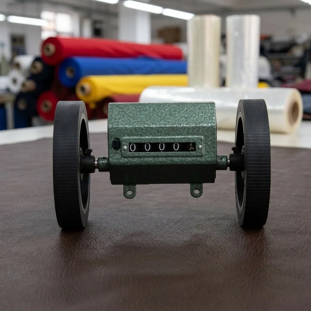 Z96 Measuring Roller Tool For For Factories Printing Plants Dyeing For Facilities 5-Digit LCD Stainless Steel Rubber