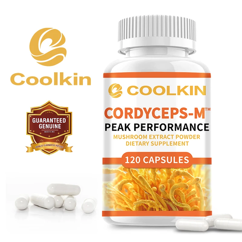 Cordyceps: mejora la resistencia, ayuda a la salud inmune y cardiovascular, proporciona resistencia general y soporte energético - 120 cápsulas
