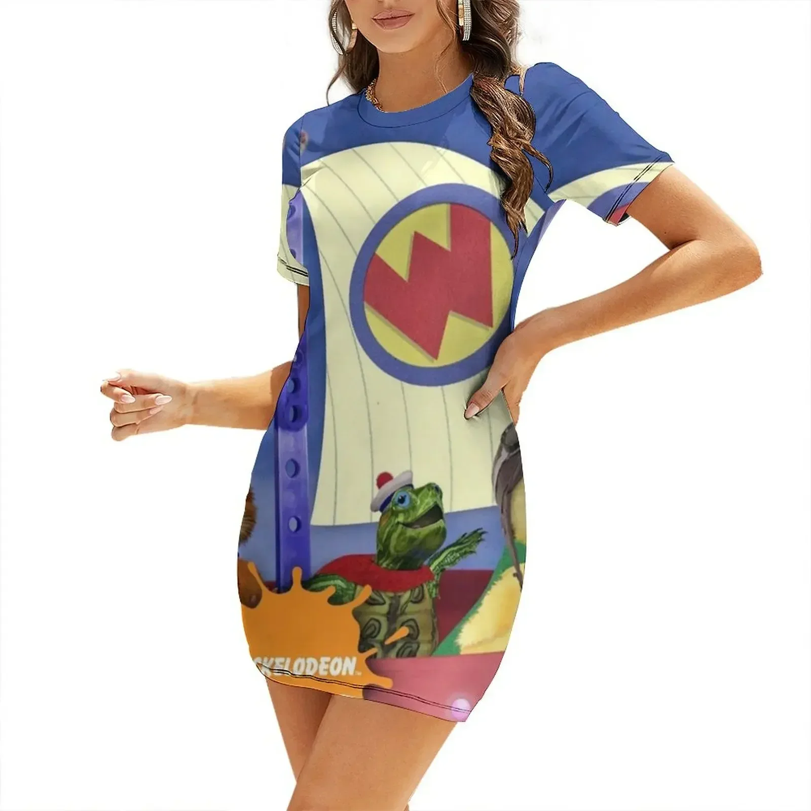 WonderPets Short-Sleeved Dress sexy dress for women summer dress women 2026 african dresses for woman Woman fashion