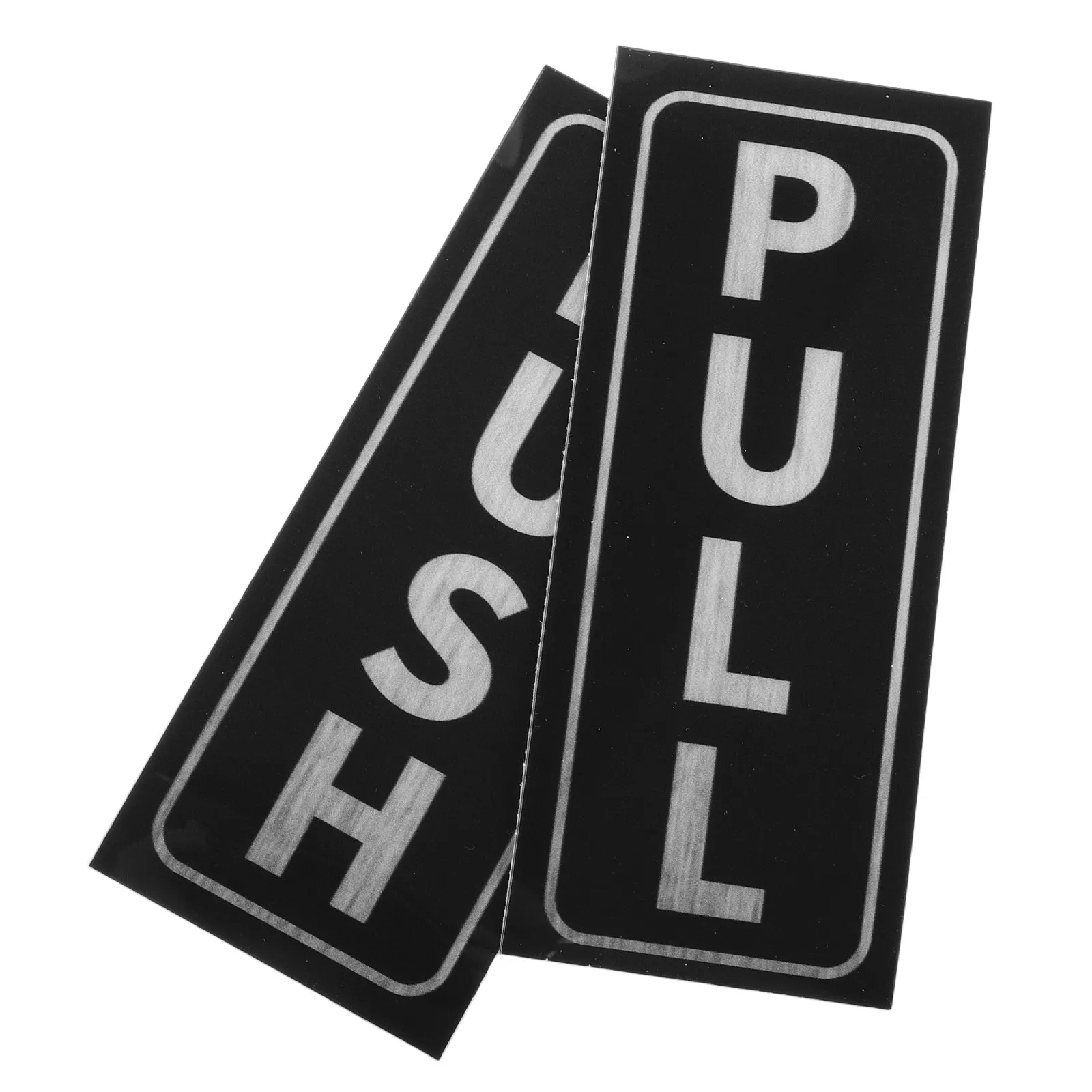 2Pcs Push Pull Instruction Sign for Glass Doors Sliding Door Decal Self-Adhesive PVC Door Direction Label Sticker Professional