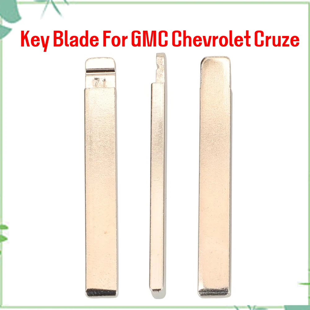 jingyuqin New Replace 71# Blank Remotes Flip Car Key Blade For GMC Chevrolet Cruze Camaro Equinox Opel Buick KD KEYDIY HU100
