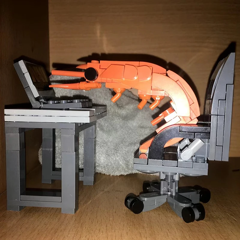 حار بنة الروبيان نموذج التماثيل، تجميع اللغز، الفتيان والفتيات خلط عشوائيا، المشاهير الإنترنت محاكاة ساخرة الإبداعية