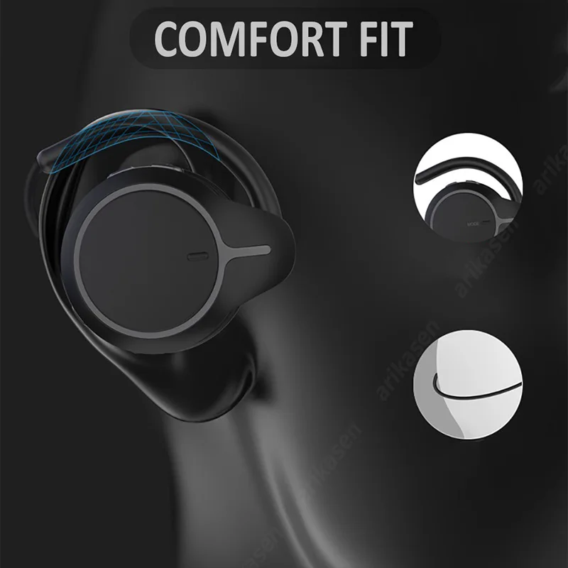 MP3 Player Bluetooth Headphones with TF Card Slot Sport Wireless Earphones HD Sound On Ear Bluetooth Headsets with Microphones