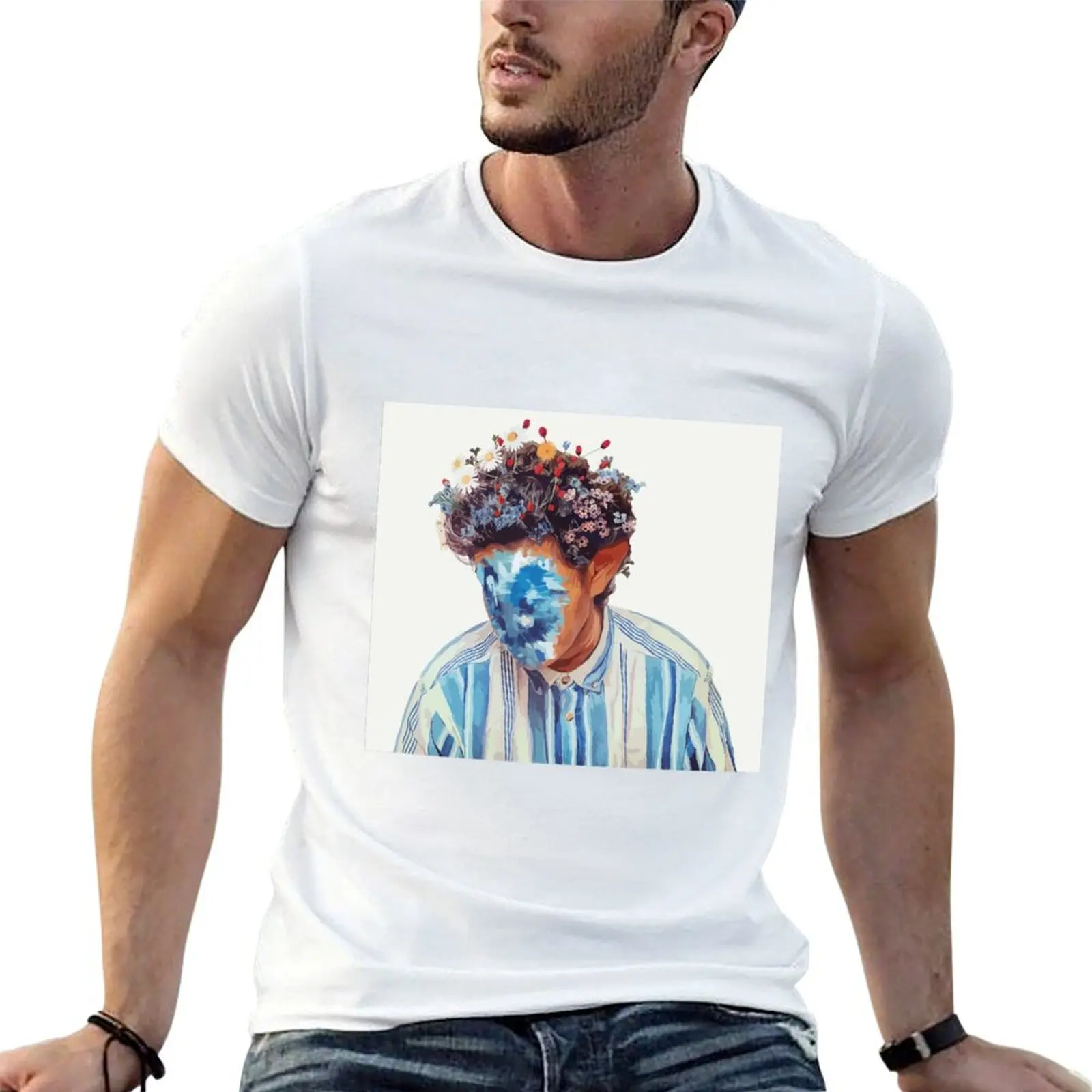 The Fall of Hobo Johnson Album Cover T-Shirt Casual Lightweight Short Sleeve Top