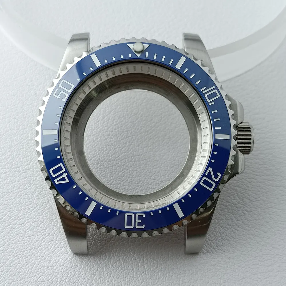 NH35 40.5mm Watch Accessory Stainless Steel GMT Case Sapphire Glass Suitable For NH34/NH35/NH36 Movement 28.5mm Dial