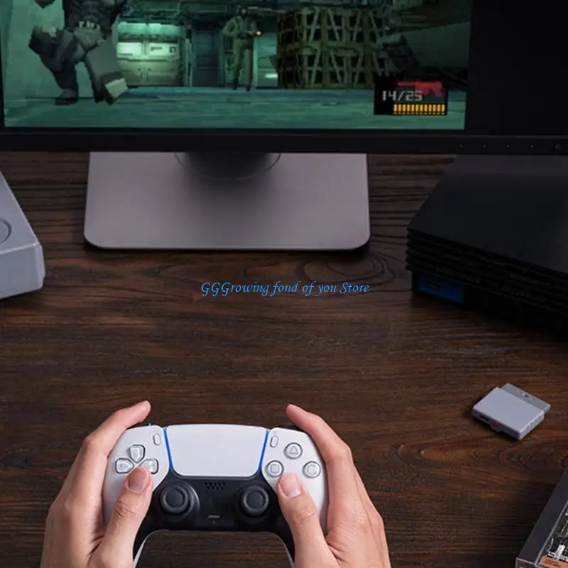 H9EB Retro Receiver Blue tooth Gaming Receiver ABS for an Immersive Gaming Experience