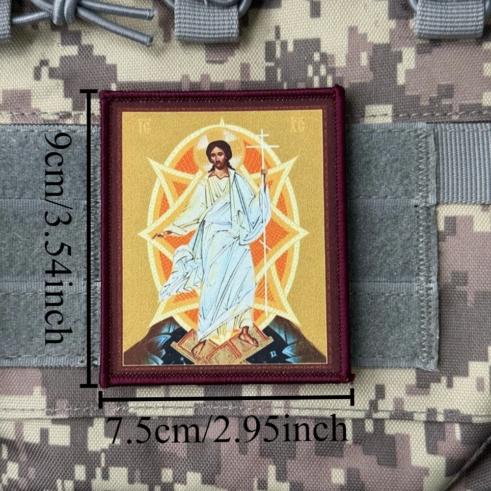 Parche velcro iconos cristianos ortodoxos – Insignia moral táctica - imagen 5