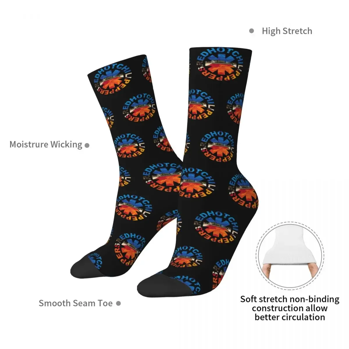 Skarpety zimowe unisex Kolarstwo Happy Socks Street Style Crazy Sock