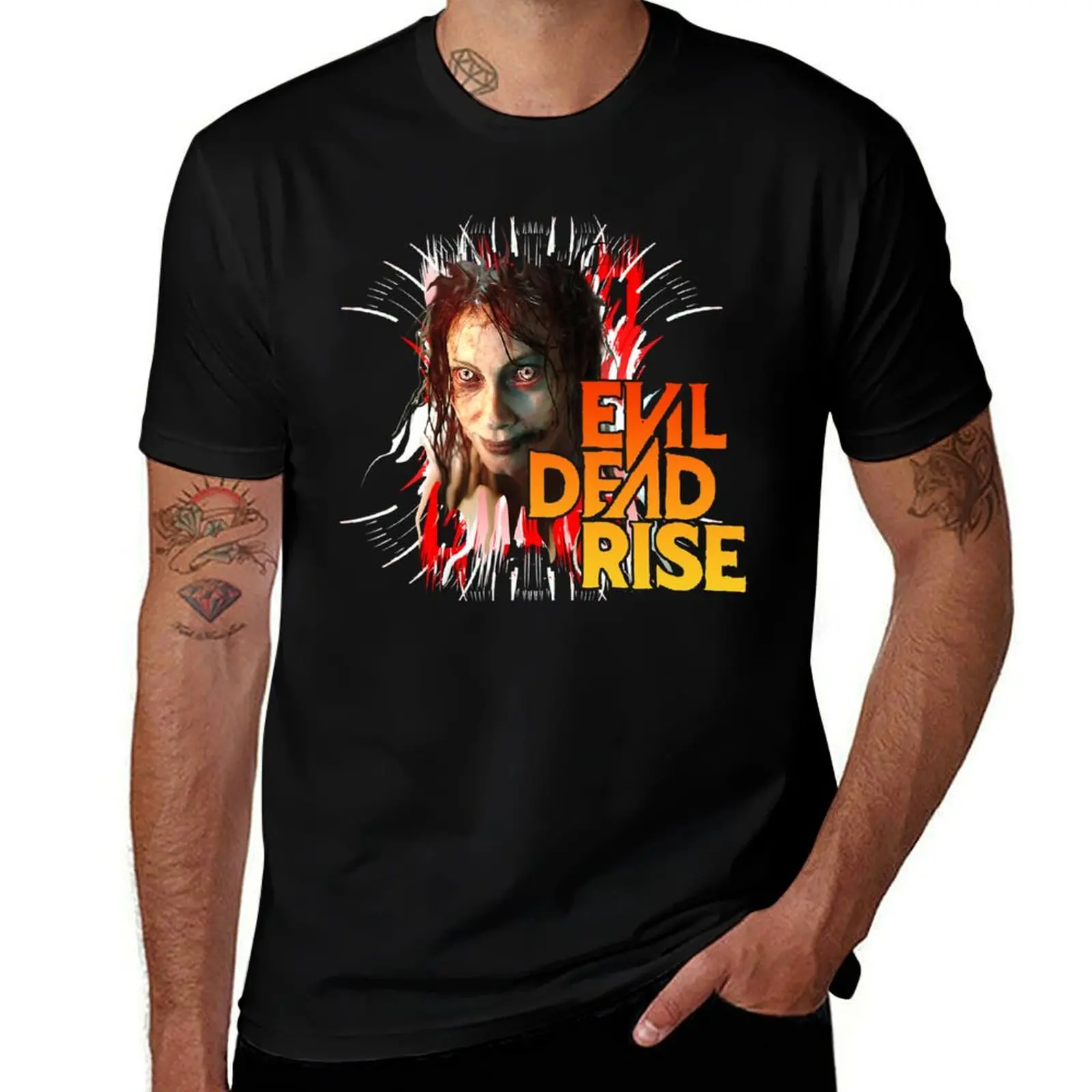 

Movie Rise graphic Dead Evil by design ironpalette(4) 2023 T-Shirt Summer Casual Loose T-Shirt