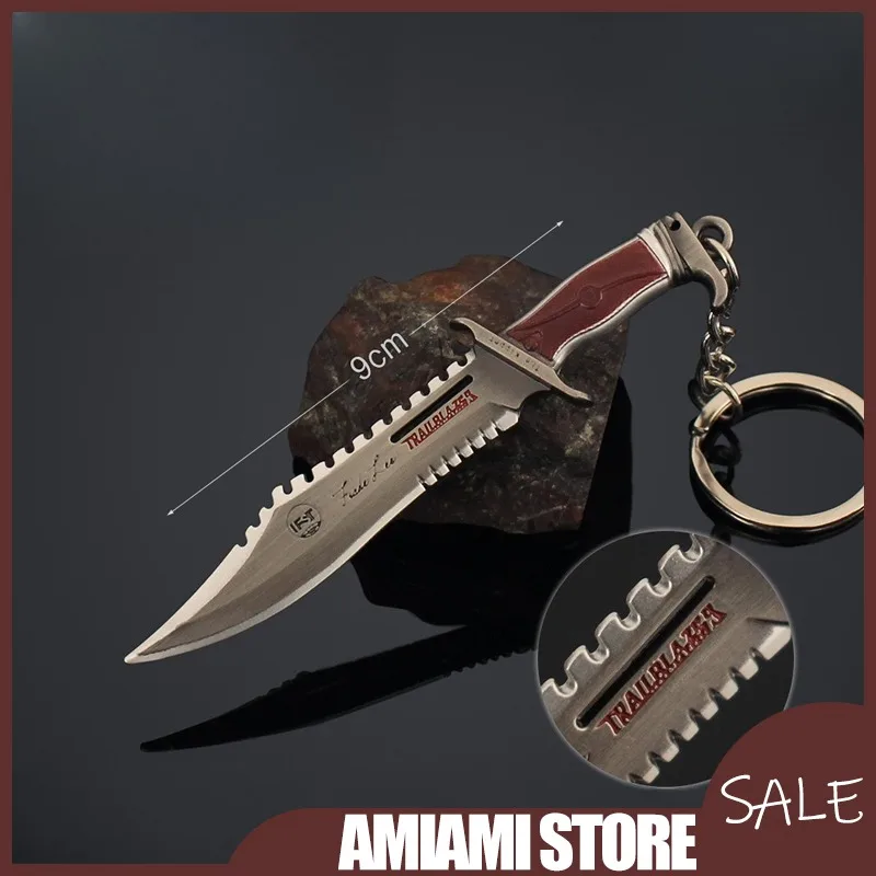 9 ซม.Dark Zone Melee อาวุธพวงกุญแจ Shuo Jie's Pathcleaver MINI Replica Alloy ยุทธวิธีเครื่องมือเกมสะสมของขวัญของเล่นเด็ก