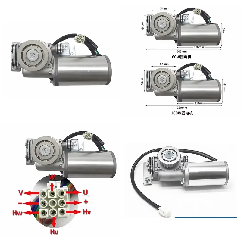 Automatic Sliding Glass Door Motor Square Round Induction Controller Electric Translation Door Accessories Replacement Parts