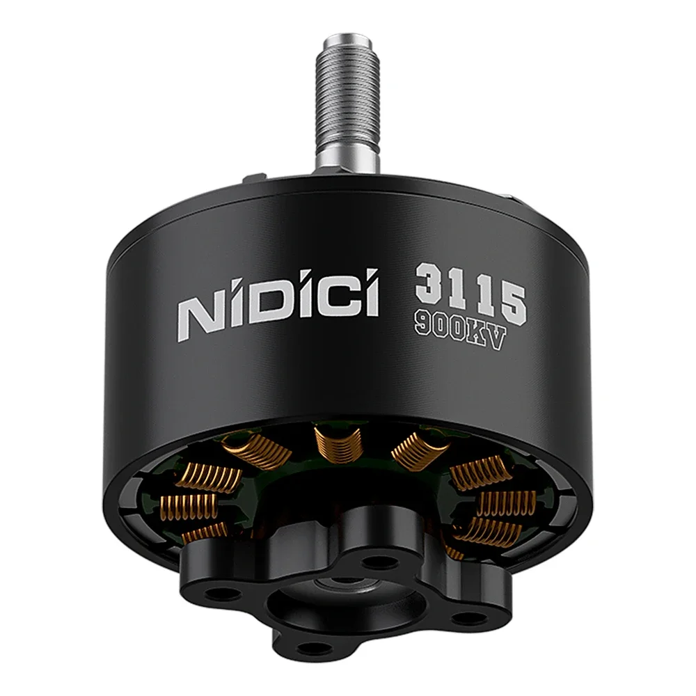 

IFlight NIDICI 3115 900KV/ 1250KV Brushless Motor 5mm Shaft Compatible 8-9-10inch Propeller for RC FPV Drone