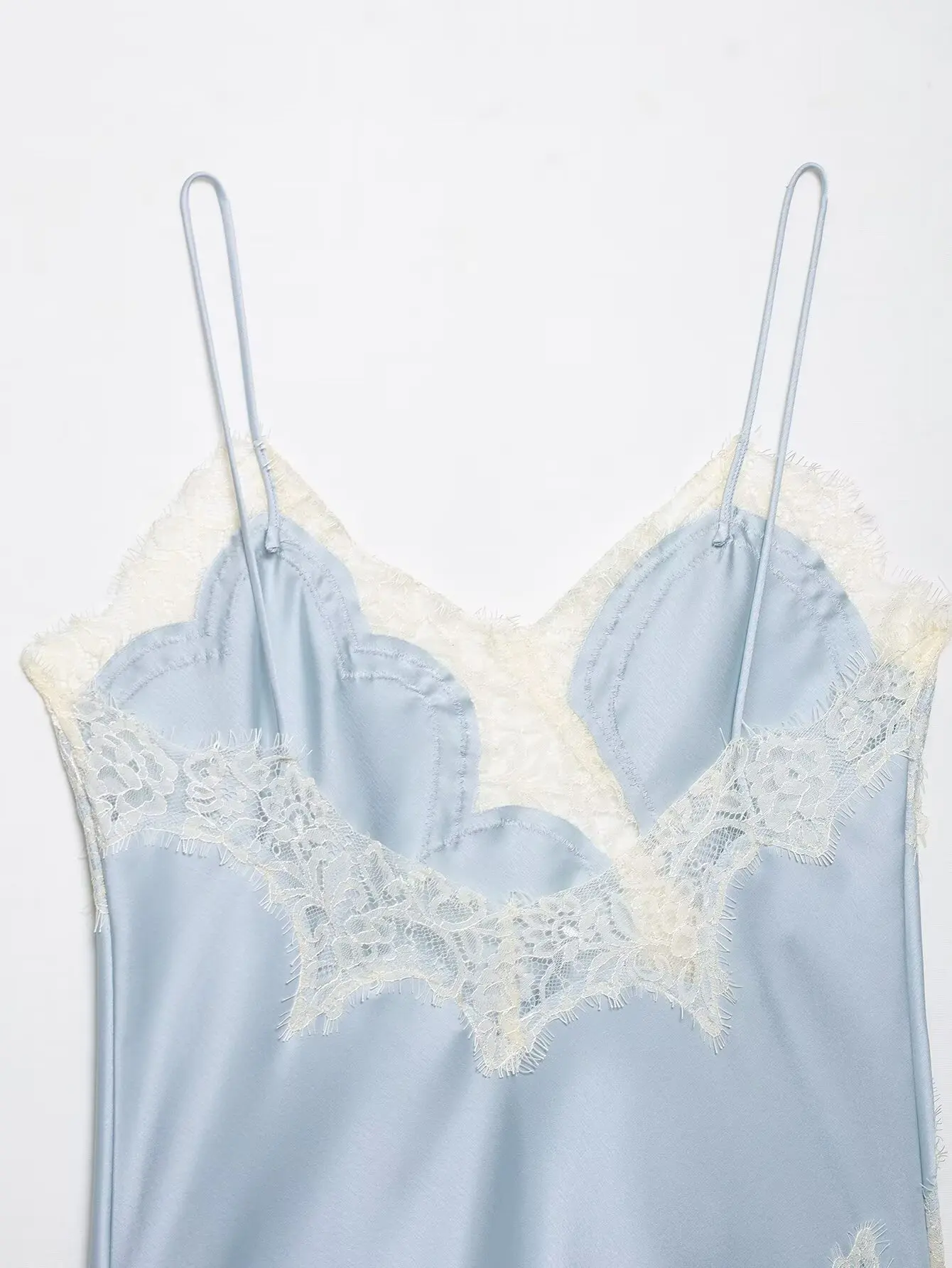 HH Sexy Frauen Asymmetrische Spitze Slip Tops Sommer Weibliche Backless Ärmel Off Schulter Unterwäsche Tanks Elegante Strand Leibchen – Detail 30