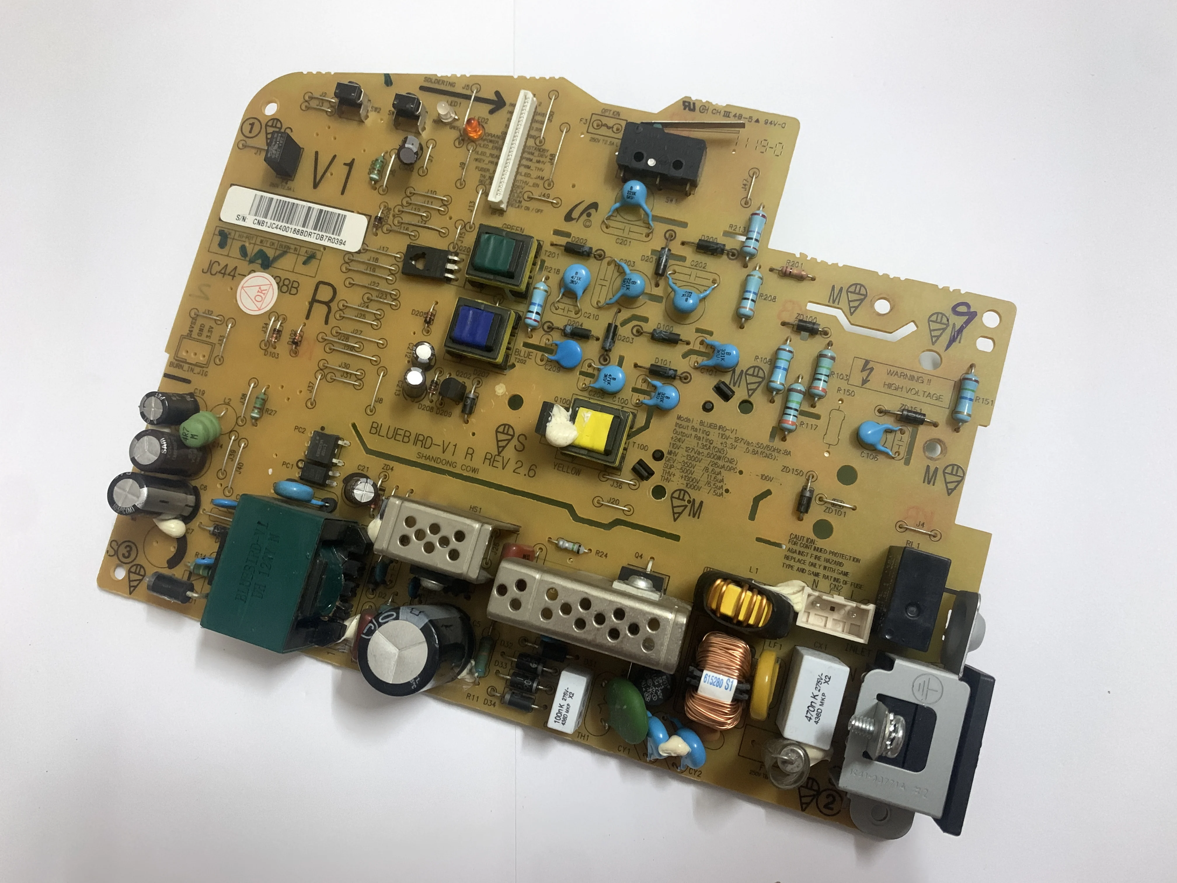 Printer Power Board For Samsung ML-1660 ML-1661 ML-1665 ML-1666 ML-1670 ML-1671 ML-1675 ML-1676 ML-1860 ML-1861 ML-1865