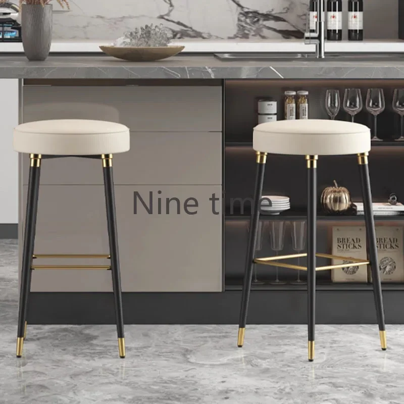 

House Bar Gold Chair Red Stools Shop Stool Industrial Modern Design Cheap Chairs High Gray White Tabourets De Lounge Furniture