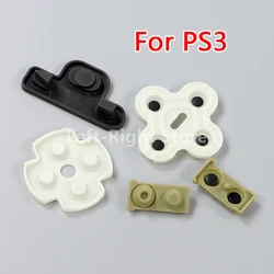 5sets For Sony PS3 PlayStation 3 DualShock Controller Soft Rubber Replacement Silicone Conductive Adhesive Button Pad keypad
