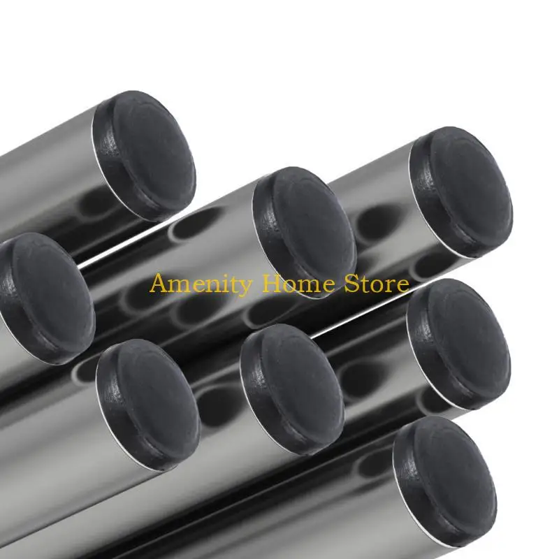 

F26C Round Tube End Caps Set Floor Protection Furniture Glides Round Pipe End Caps Floor Protections Furniture Glides for Home