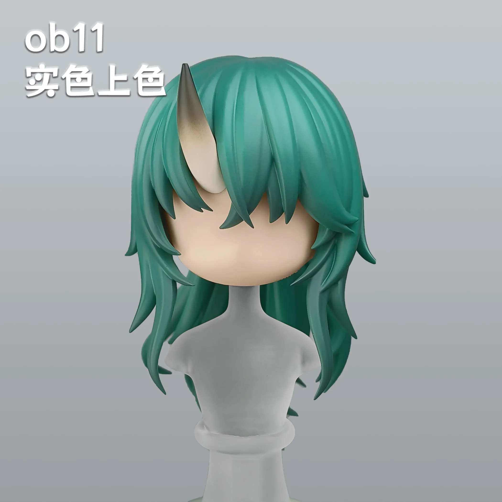 Arknights Hoshiguma hecho a mano OB11 OB22 GSC pelo desmontable carcasa de pelo peluca placas frontales muñeca BJD accesorios juego figura de Anime juguete