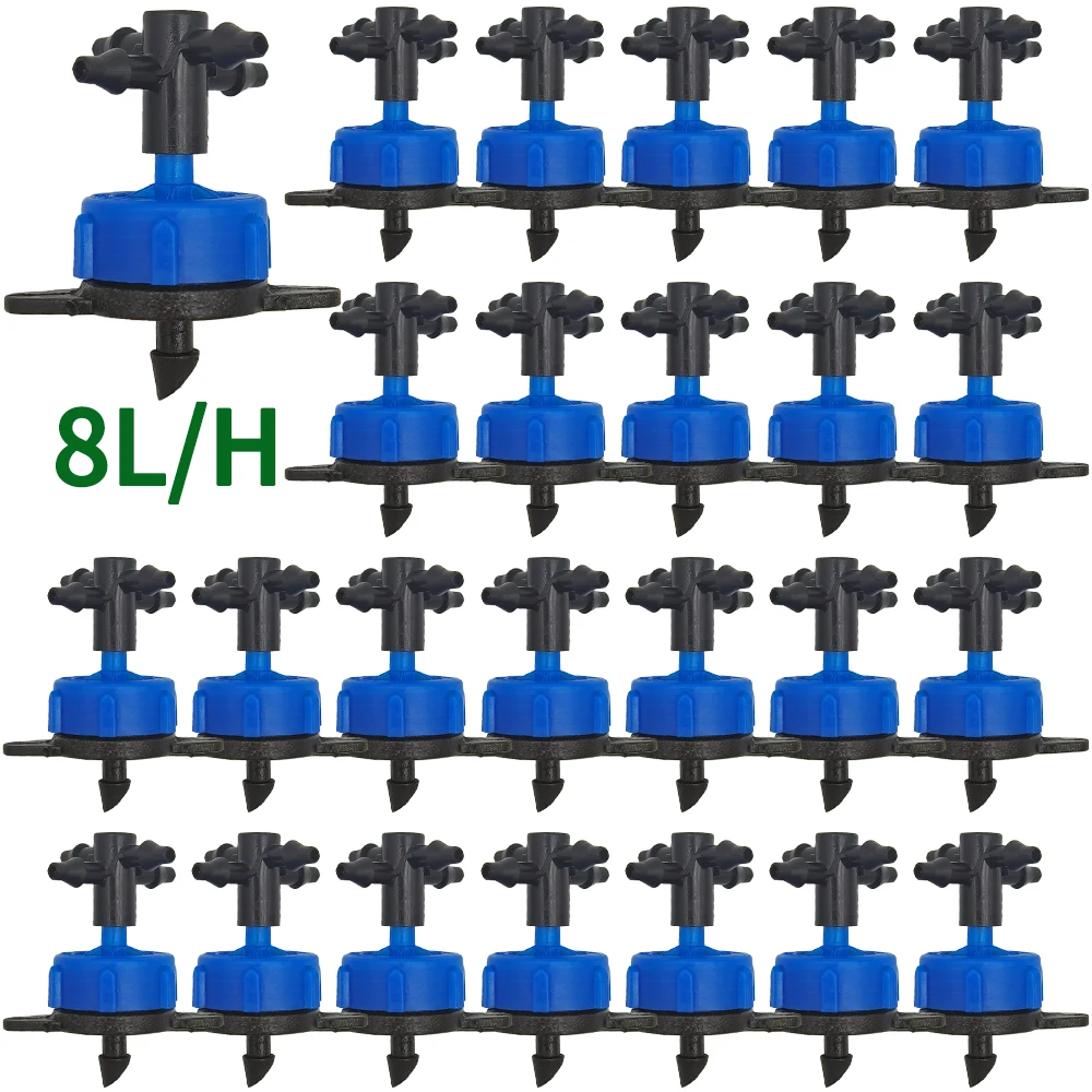 Nawadnianie 2L/4L/8L kroplownik o stałym przepływie z 4-kierunkowym nawadnianie kroplowym dla rolnictwa separator w kształcie krzyża kroplownik do