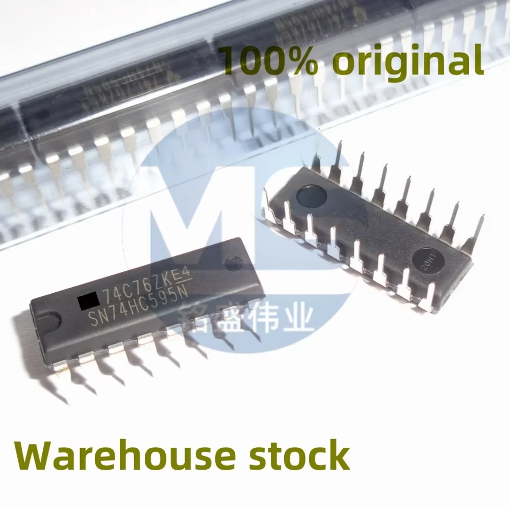 

100PCS 100% NEW SN74HC595N DIRECT INSERT DIP-16 8-BIT SHIFT REGISTER CHIP SPOT DIRECT SHOOTING