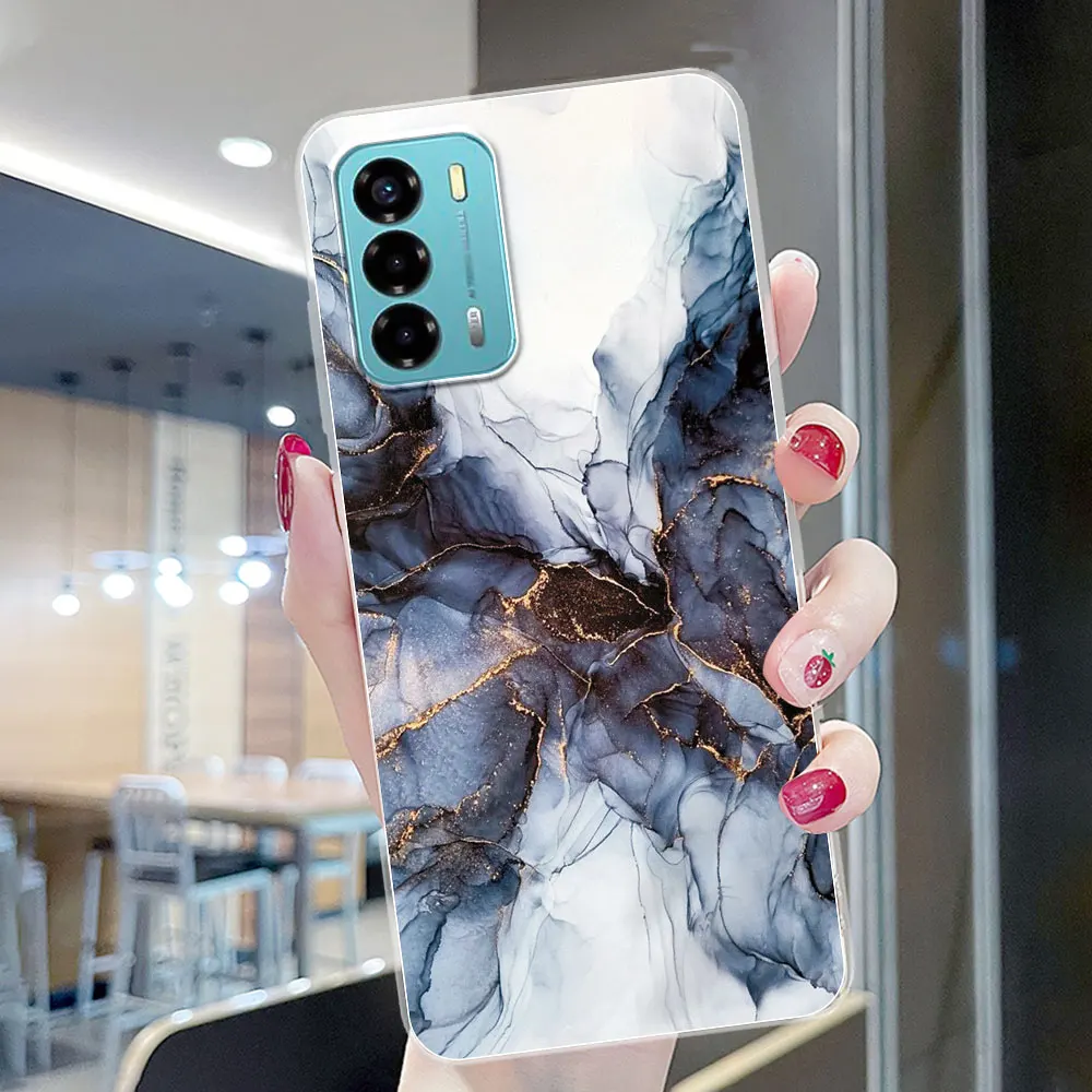 For ZTE Blade V40 Vita Case Clear Phone Case ZTE Blade V30 Vita /V2022 Coque Soft Silicone Cover For ZTE Blade V41 Smart Fundas