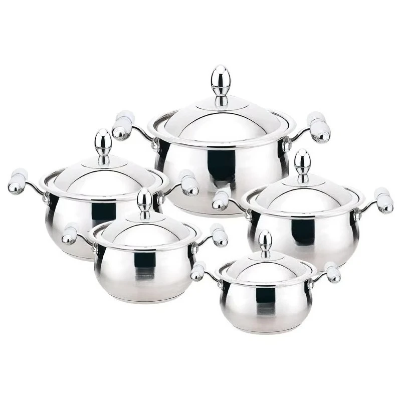 High quality soup pot 200l induction stainless steel cookware pot