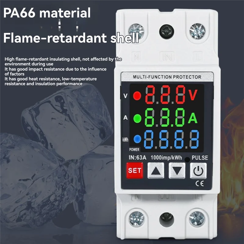 

A68Z Самосброс Регулируемый измерительный прибор температуры с защитой от пониженного напряжения бытовой электрический