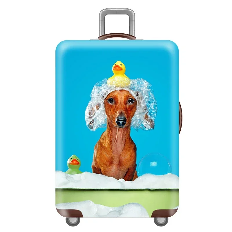 رشاقته غطاء الأمتعة مرونة عربة غطاء غبار حقيبة غطاء للحماية لحقيبة 18-32 بوصة حقيبة إكسسوارات السفر #5