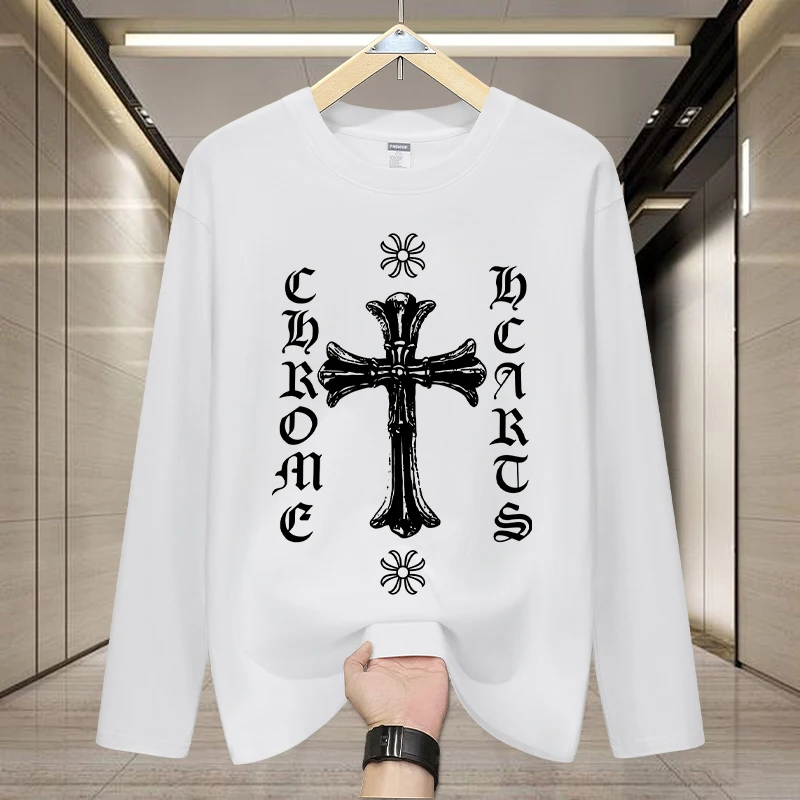 

Autumn and Winter New Crew Neck Sweater Long-sleeved American Heavy Pure Cotton Men's and Women's Couple Loose Bottoming Sweater