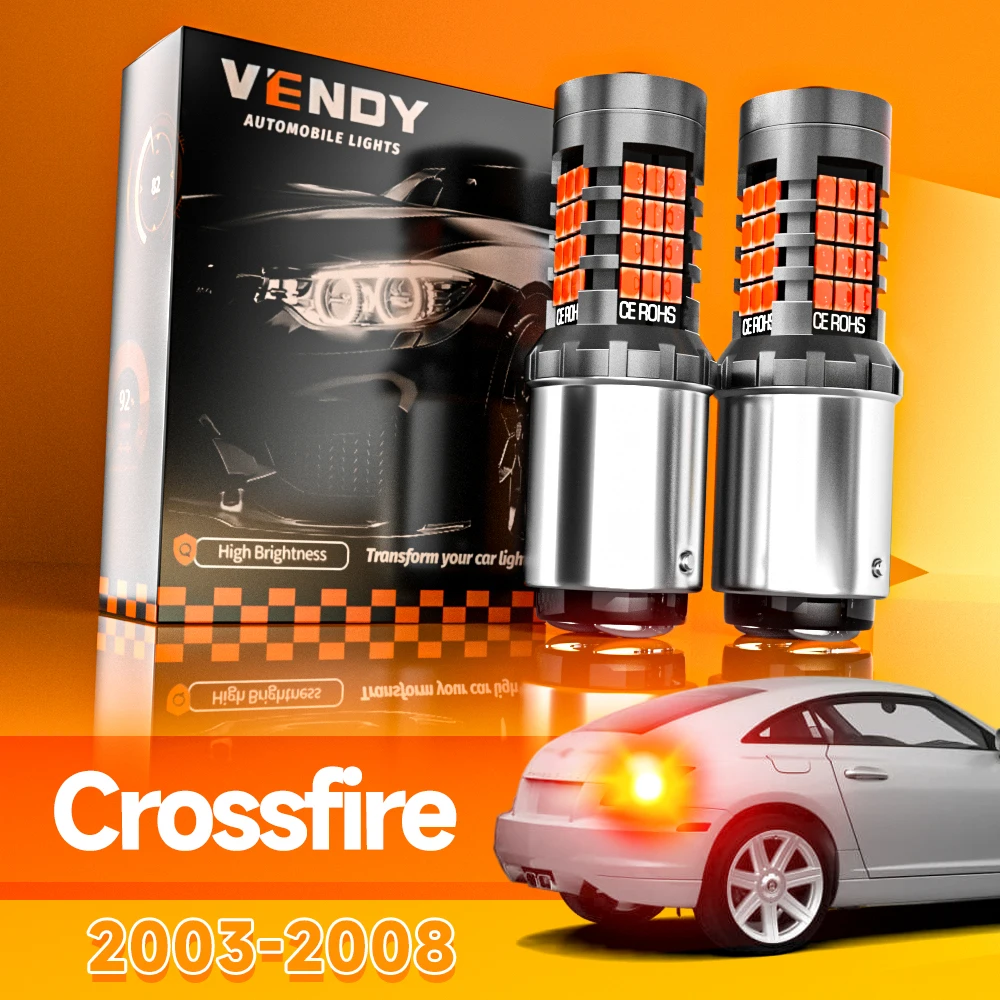 2 uds para Chrysler Crossfire 2003-2008 luz de freno LED 2004 2005 2006 2007 accesorios Canbus